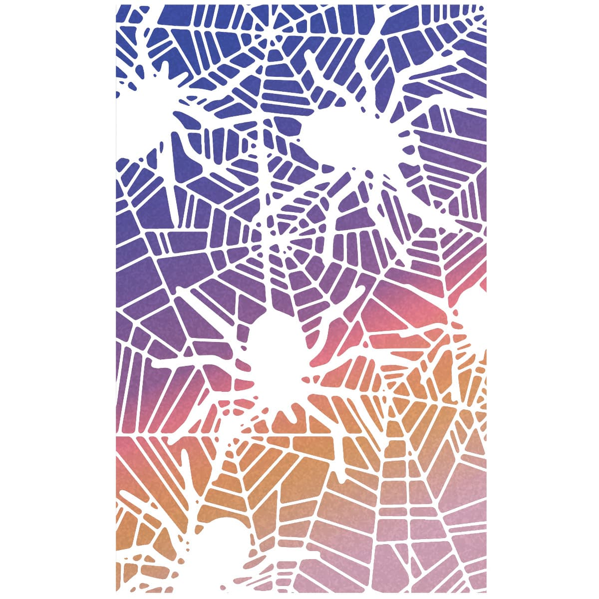 Ciao Bella - Bad Girls - Stencil - Spiders - 5 x 8"