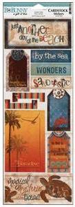BoBunny: Paradise - Sandy Toes Cardstock Stickers
