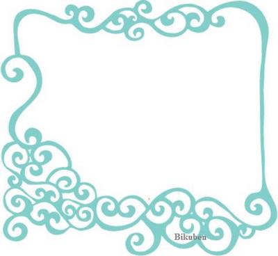 Prima: Iron on - BLUE FRAME