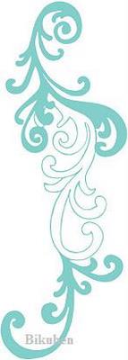 Prima: Iron on - BLUE SWIRLS