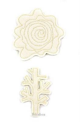 Prima: Fabric Stitched Shapes: BLANK CANVAS TREE