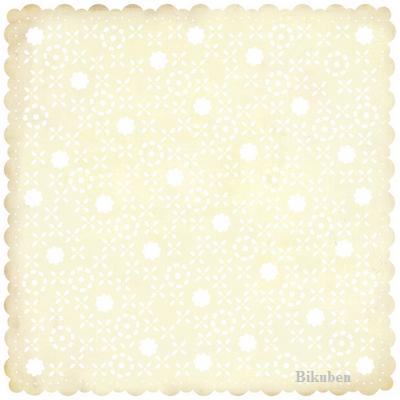 Basic Grey: Cappella - Doilies VERA CREAM     12 x 12"