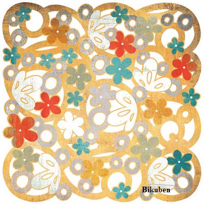 Basic Grey: Max & Whiskers - Doilies POSIES 12 x 12"