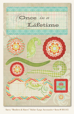 So Sophie - Savvy - "Brothers & Sisters" Sticker ACCESSORIES CARD