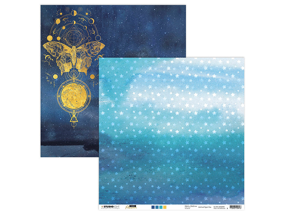 Studiolight - Moon Flower - SCRAP 81 - 12 x 12" Moonflower