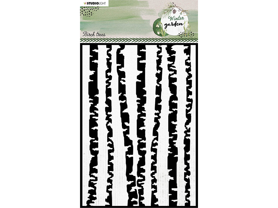 Studiolight - Stencil - Winter Garden - Birch Trees