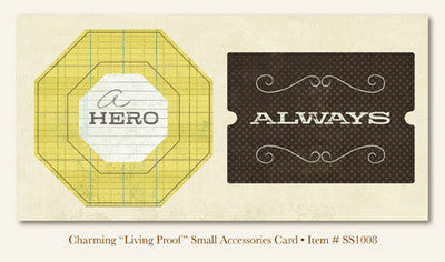 So Sophie - Charming - "Living Proof" ACESSORIES CARD
