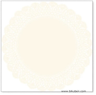 Hambly: Antique Doily white overlay
