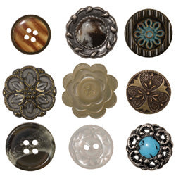 Tim Holtz Ideaology: Accoutrements Buttons