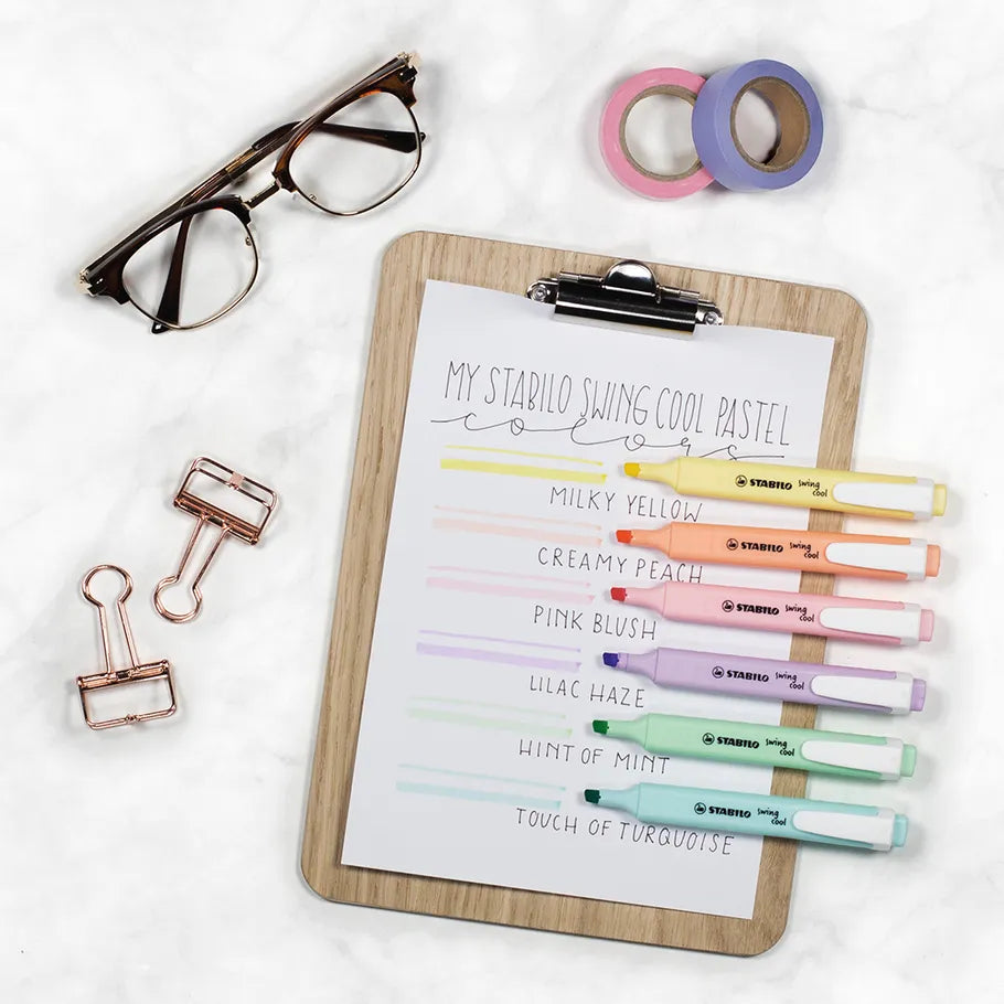 Stabilo - Textmarker - Swing Cool Pastel - 6 pack