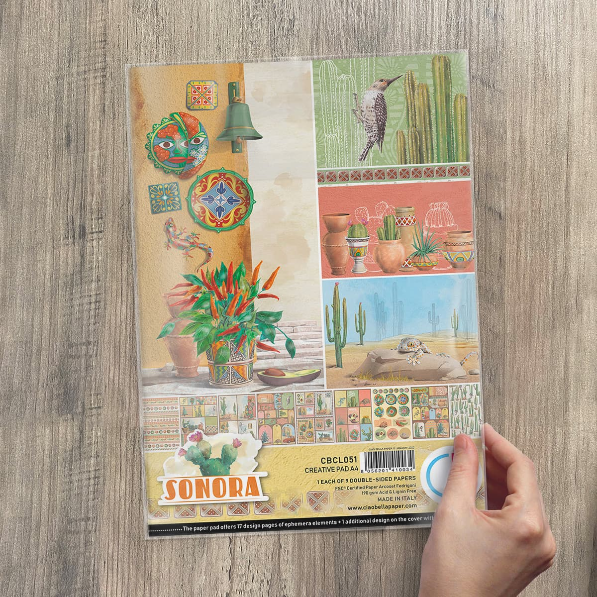 Ciao Bella - Sonora - Paper Pad  - A4