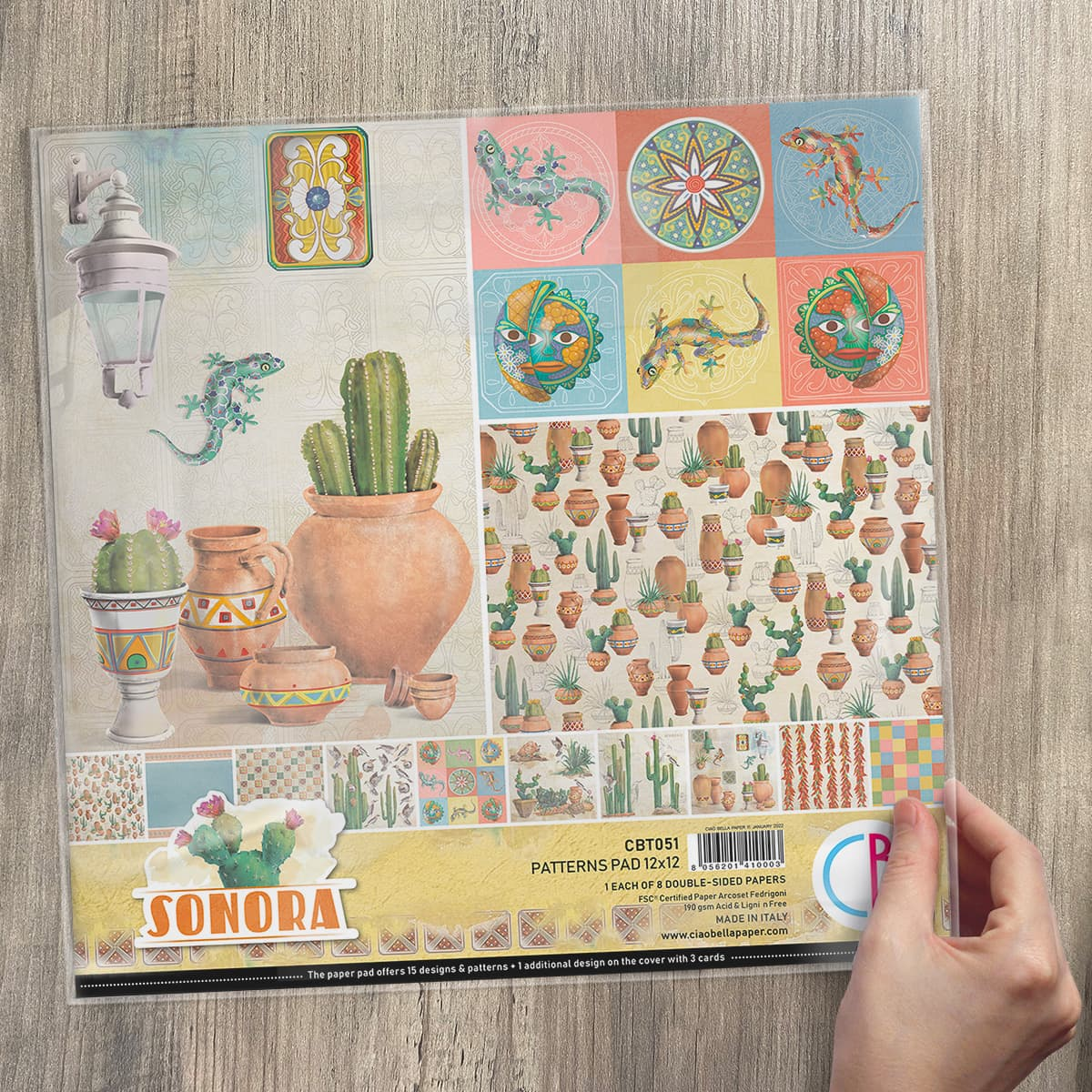 Ciao Bella - Sonora - Paper Pack (8) - 12 x 12"