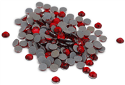 Silhouette: Rhinestones - RED w/ heat transfer backing 3mm