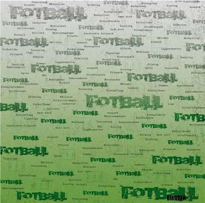 Papirdesign: Fotballbane    12 x 12"
