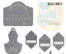 Little Yellow Bicycle: Clothesline - Chipboard Stickers