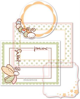 LYB - Snugglebug - Girl Clear Cuts - Frames