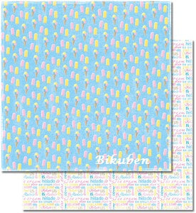 Maja Design: Sommartider - MASSOR MED GLASS   12 x 12"