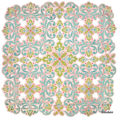 Basic Grey: Olivia - Doilies PRARIE (pink) 12 x 12"