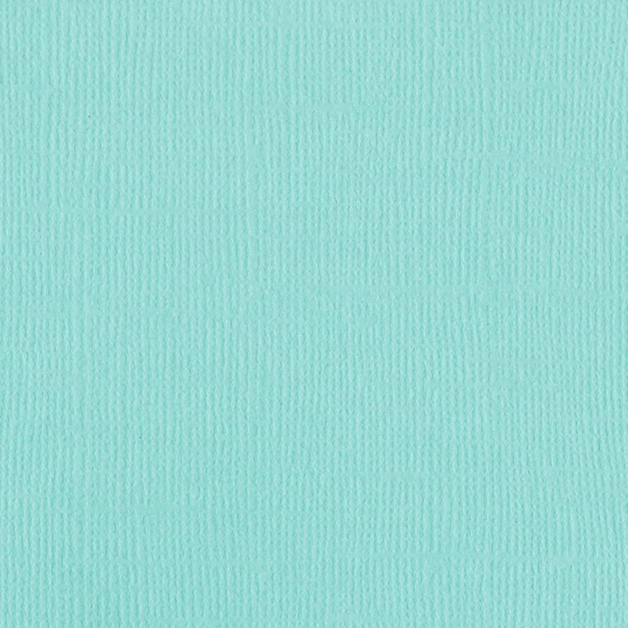 Bazzill - Canvas - Aruba 12x12" blå kartong