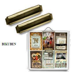 7gypsies: Printer Tray - label holder - antique brass