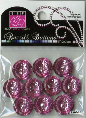 Bazzill: Buttons Modern - Petunia