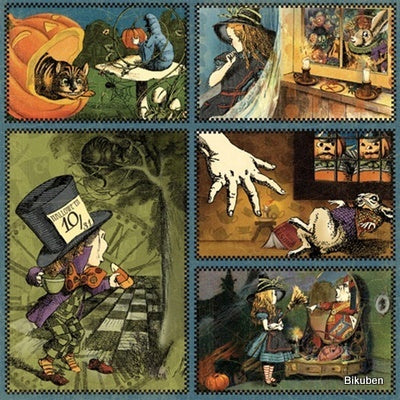 Graphic45: Halloween in Wonderland - THROUGH THE LOOKING GLASS 12 x 12"