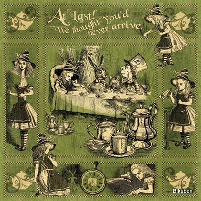 Graphic45: Halloween in Wonderland - ALICE'S TEA PARTY 12 x 12"