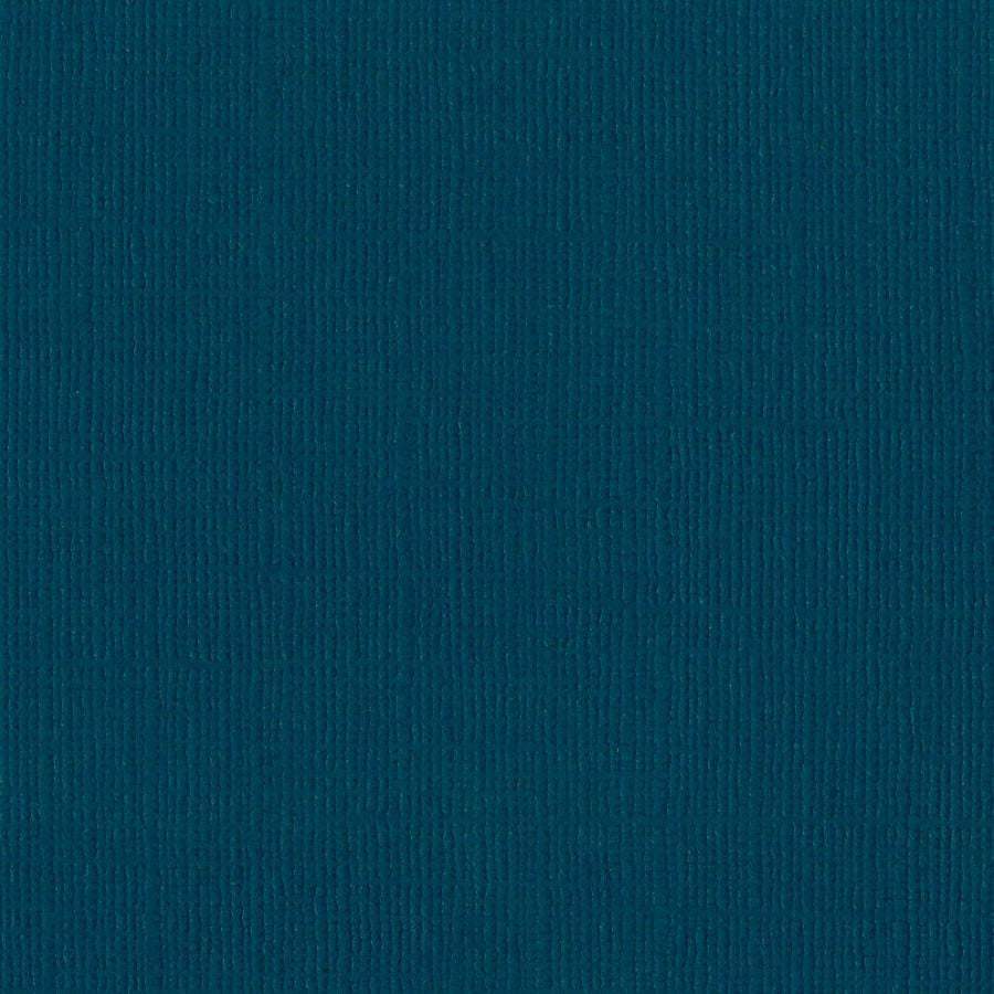 Bazzill Canvas 12 x 12 Bahama blå kartong