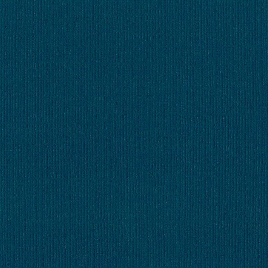 Bazzill Canvas 12 x 12 Bahama blå kartong