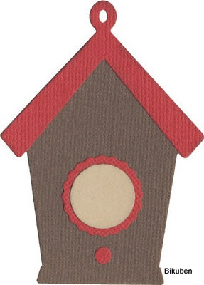Quickutz: BIRD HOUSE    REV-0311     4 x 4" dies