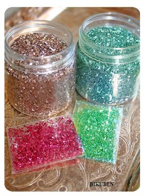 Melissa Frances: Glass Glitter - DEEP PINK