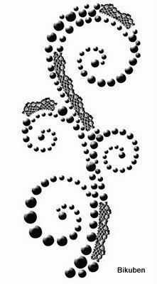 Prima: Say it in Pearls with Lace - BLACK