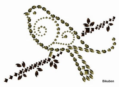 Prima: Say it in Crystals - Vintage Bird Brown