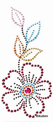 Prima: Say it in Crystals - Colorful Flower