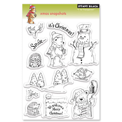 Penny Black: Xmas Snapshots - Clear Stamps