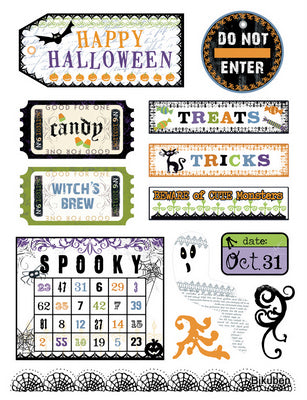 LYB: BooVille - Canvas Stickers