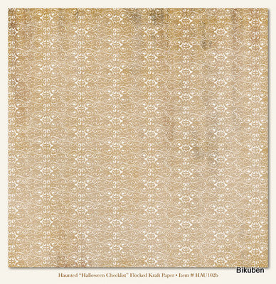 MME: Haunted - Halloween Checklist      12 x 12"