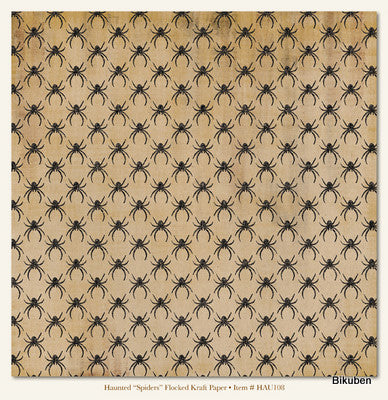 MME: Haunted - Spiders Paper    12 x 12"