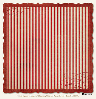 Lost & Found: Union Square - Moments Charming Glittered Paper  12 x 12"