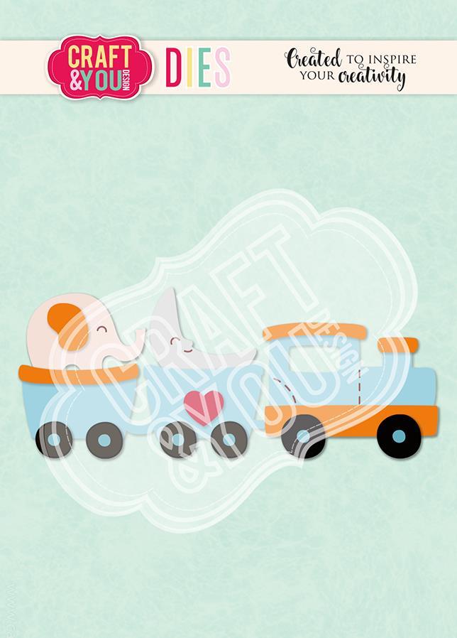 Craft and You - Dies - Train Baby toy
