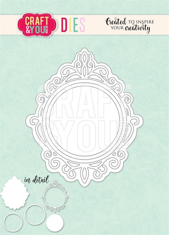 Craft and You - Dies - Vintage frame set