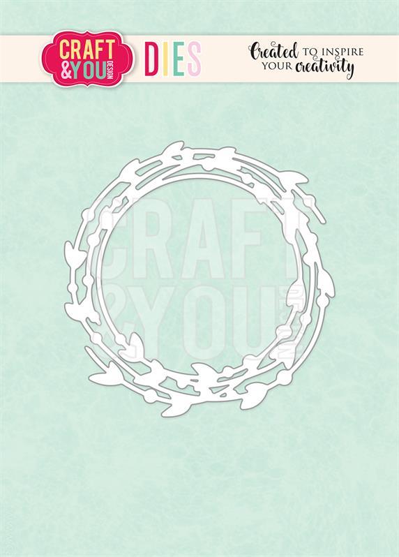 Craft and You - Dies - Wreath with leaves