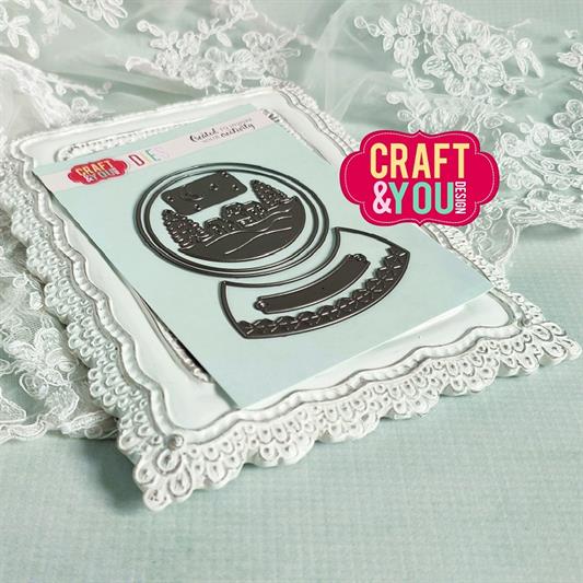 Craft and You - Dies - Snow globe
