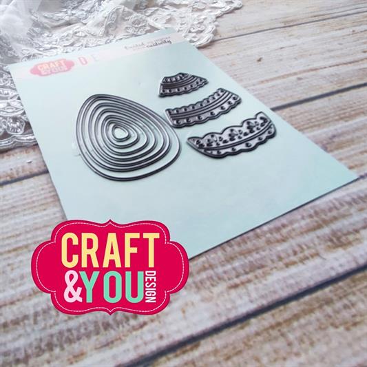 Craft and You - Dies - Lace Eggs