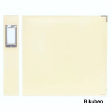 We R M K: Classic Faux Leather Album - VANILLA 3 ring 12 x 12"
