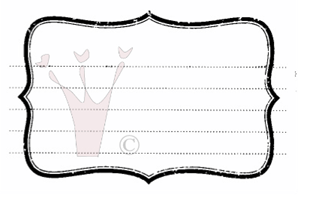 Magnolia: Label med linjer