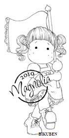 Magnolia: Tilda with laced flag