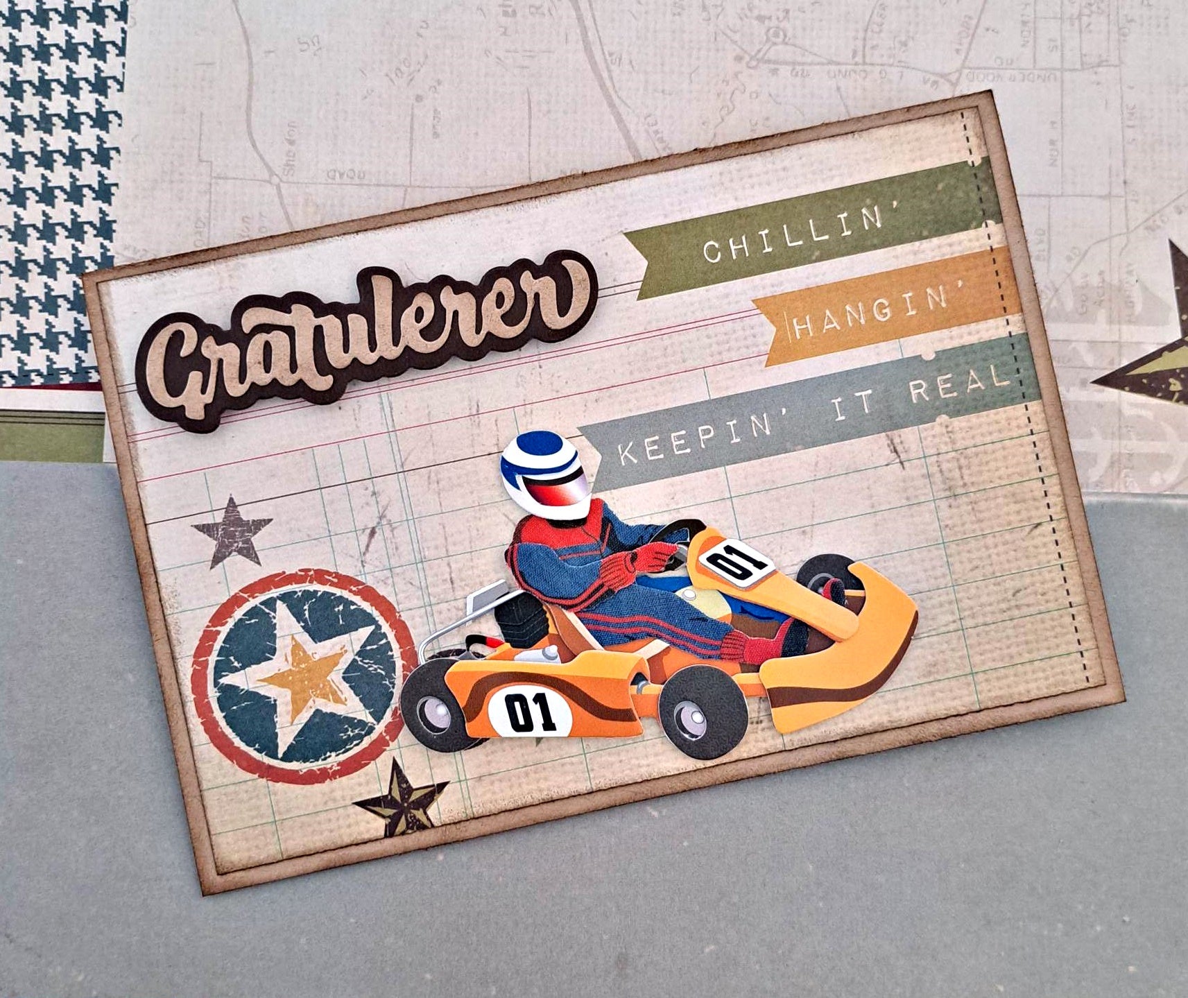 Jolee's - 3D Stickers - Go Carts