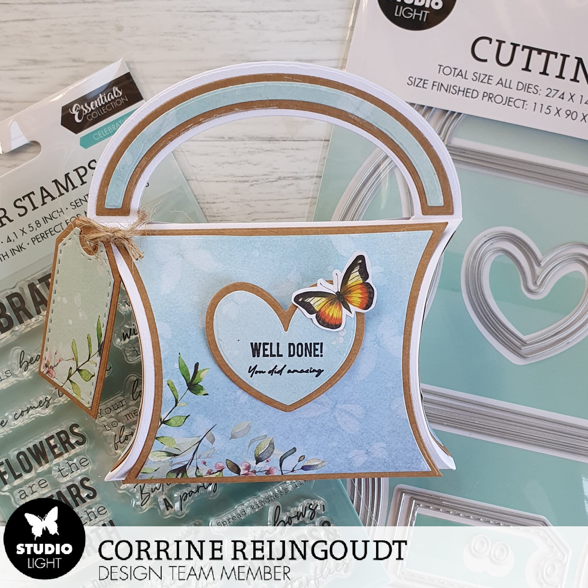 Studiolight - Dies - Essentials - Handbag Pillow Box