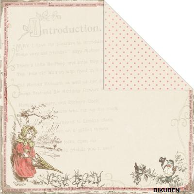 Creative Imaginations: Lullaby Girl Collection: Bo Peep 12x12"